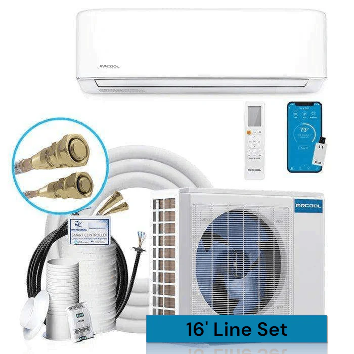 MRCOOL DIY 4th Gen 12K BTU, 1 Ton, 22 SEER, Ductless Mini-Split Heat Pump Complete System (DIY-12-HP-WM-115C25) - Image 12