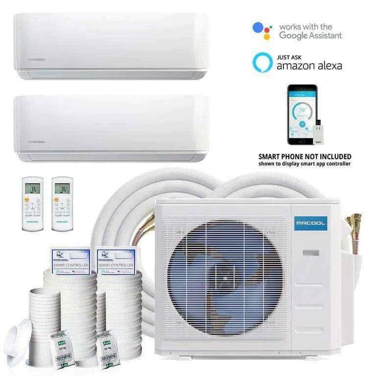 MRCOOL DIY Mini Split - 42,000 BTU 2 Zone Ductless Air Conditioner and Heat Pump with 16 ft. Install Kit, DIYM248HPW00C00 - Image 7