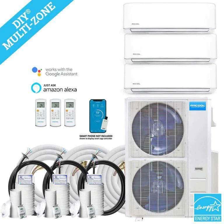 MRCOOL DIY Mini Split - 54,000 BTU 3 Zone Ductless Air Conditioner and Heat Pump with Install Kit - Image 6