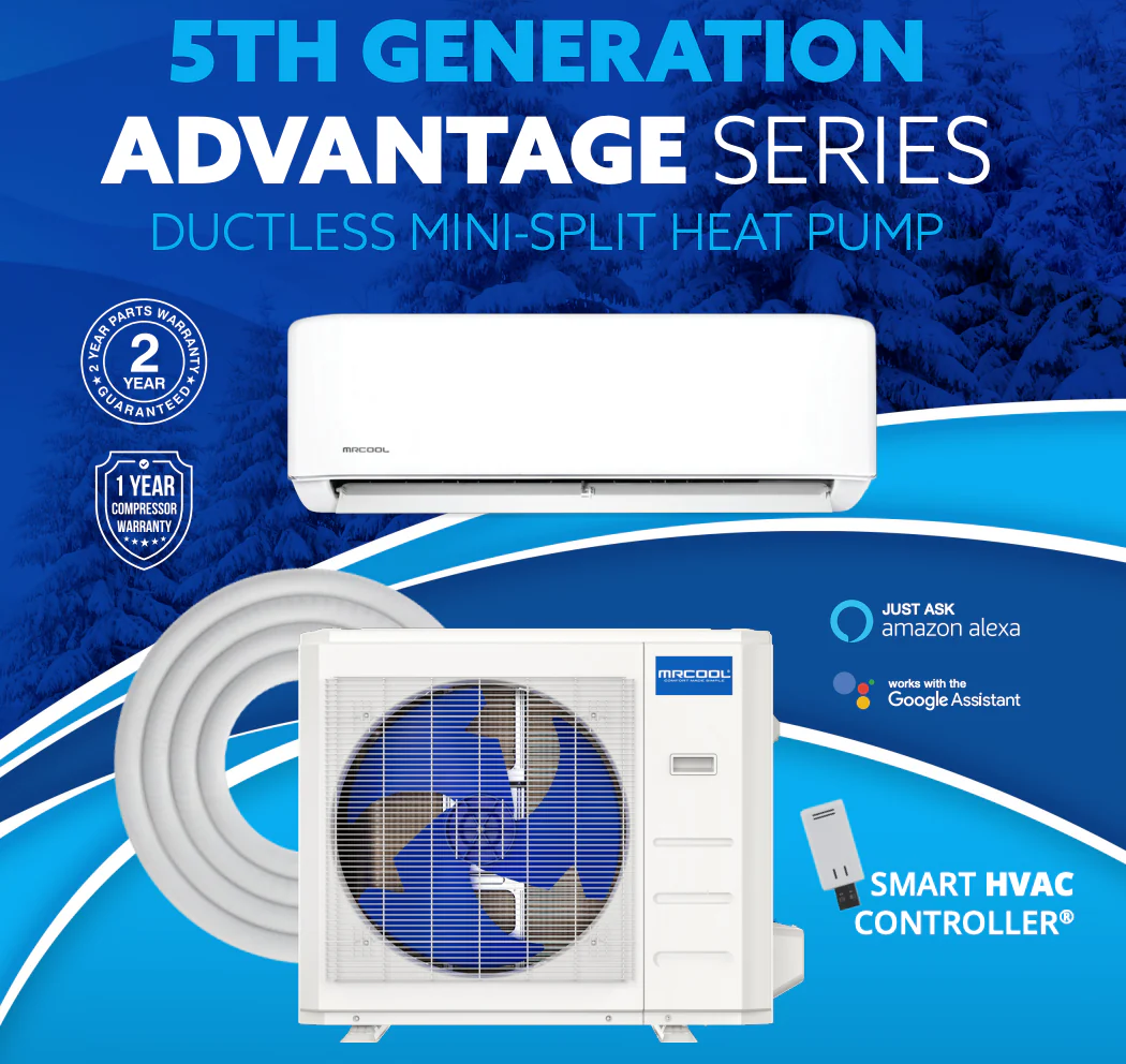 MRCOOL Advantage 5th Gen 36,000 BTU 18 SEER2 Ductless Mini Split Air Conditioner and Heat Pump - 230V - Image 5